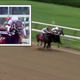 Here we see Firenze Fire decide he really REALLY doesn’t like the horse next to him.